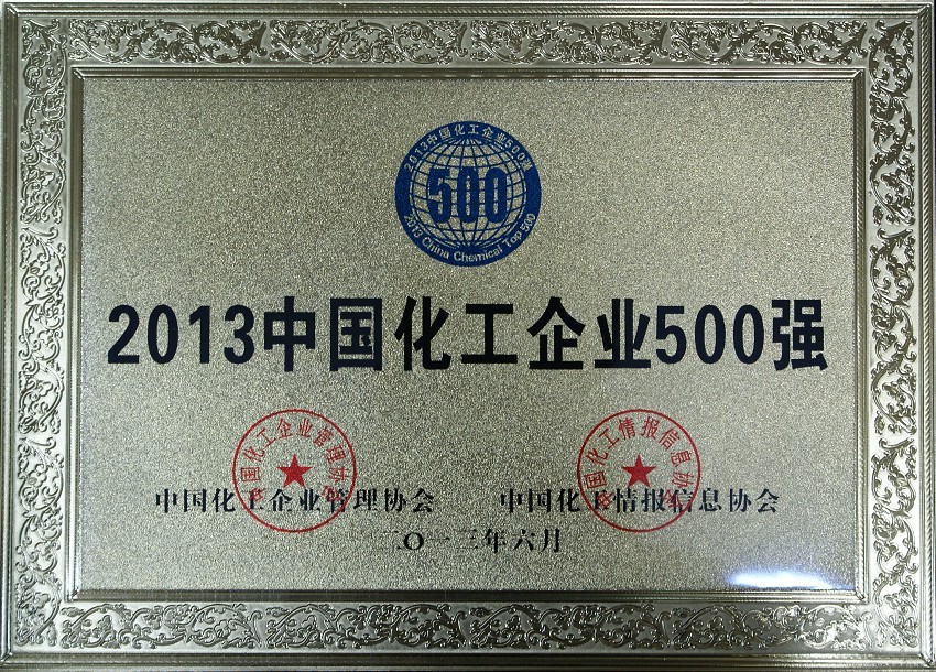 2013年中國化工企業(yè)500強