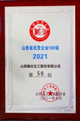 2021年山西省民營(yíng)企業(yè)100強(qiáng)